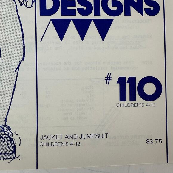 VTG Donner Designs Kids Sz 4-12 Ski Jacket Snow Jumpsuit Pant Pattern UNCUT #110 - Picture 3 of 5